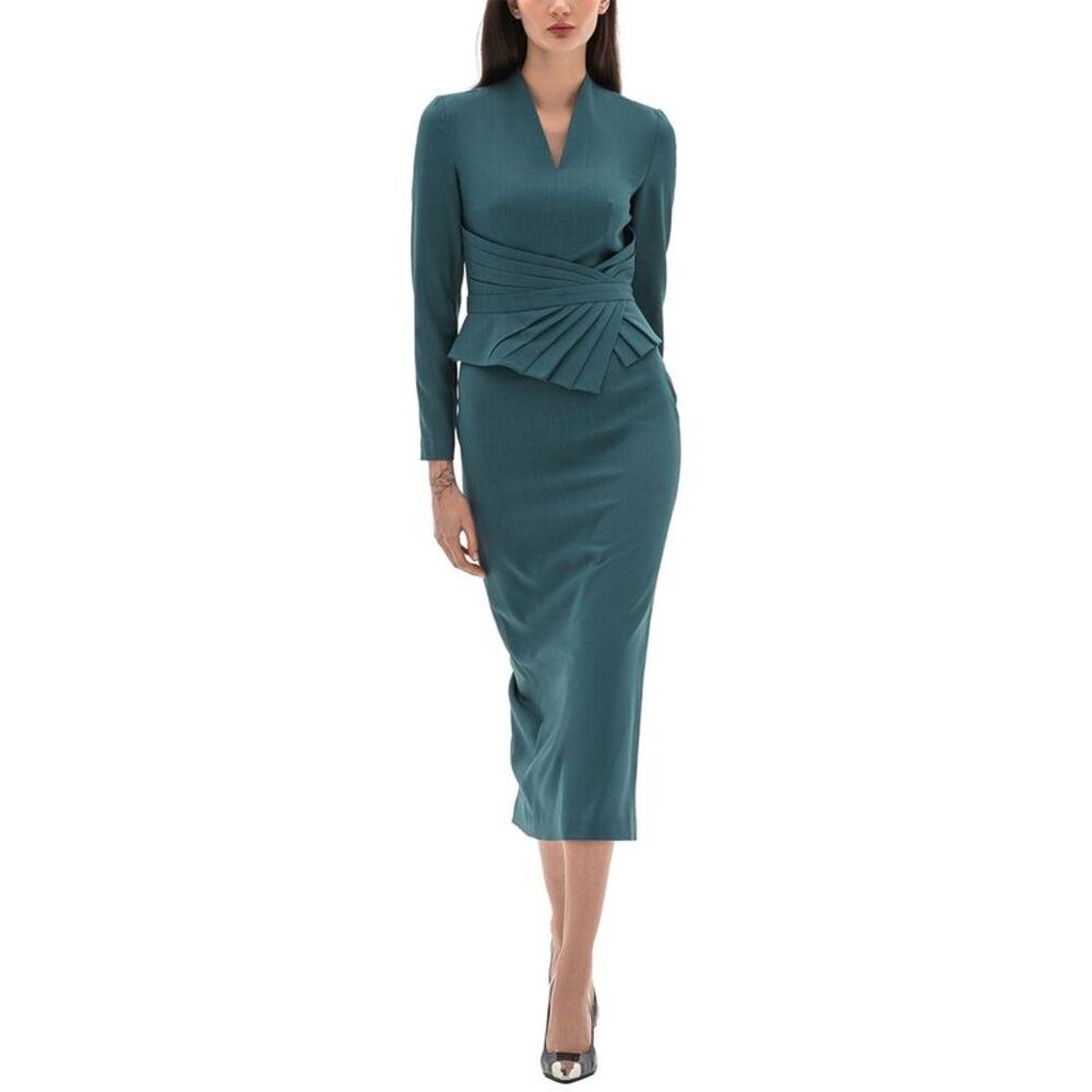 Bgl Womens  Midi Dress, Blue